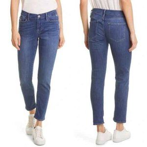 Frame Le Garcon Straight Leg Jeans, Lupine Grind